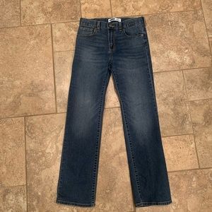 Old Navy blue jeans adjustable waist